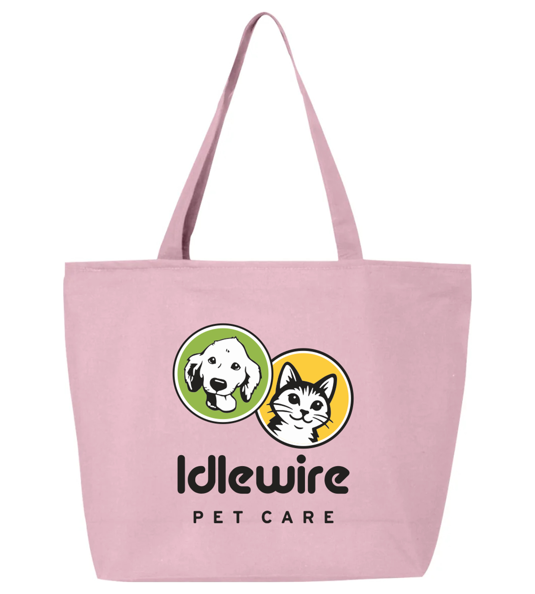 Q-Tees 24.5L Canvas Zippered Tote