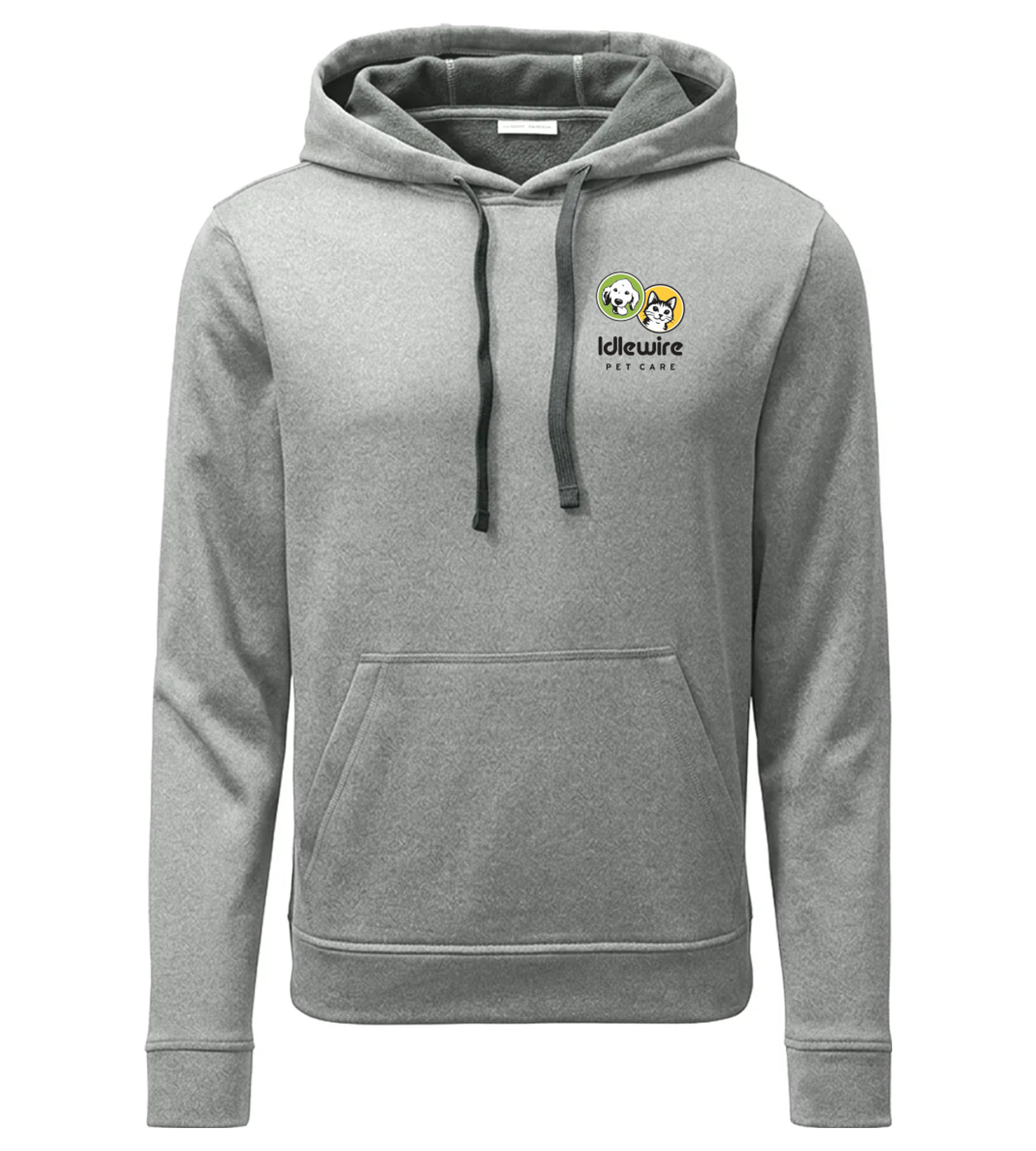 Sport-Tek PosiCharge Sport-Wick Heather Fleece Hooded Pullover
