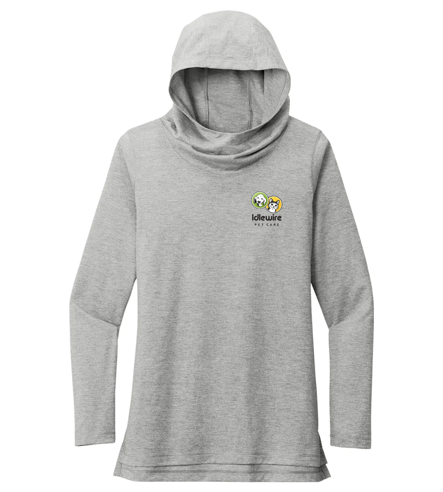 Sport-Tek Ladies PosiCharge Tri-Blend Wicking Long Sleeve Hoodie