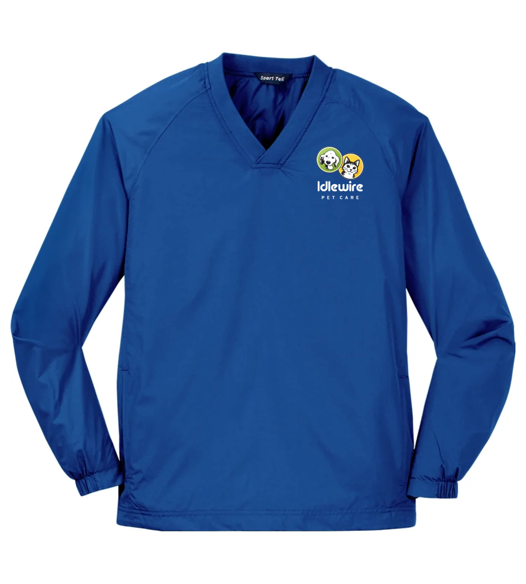 Sport-Tek V-Neck Raglan Wind Shirt